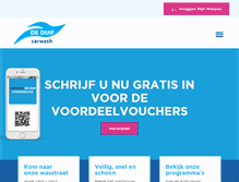 Tablet Screenshot of carwashdeduif.nl